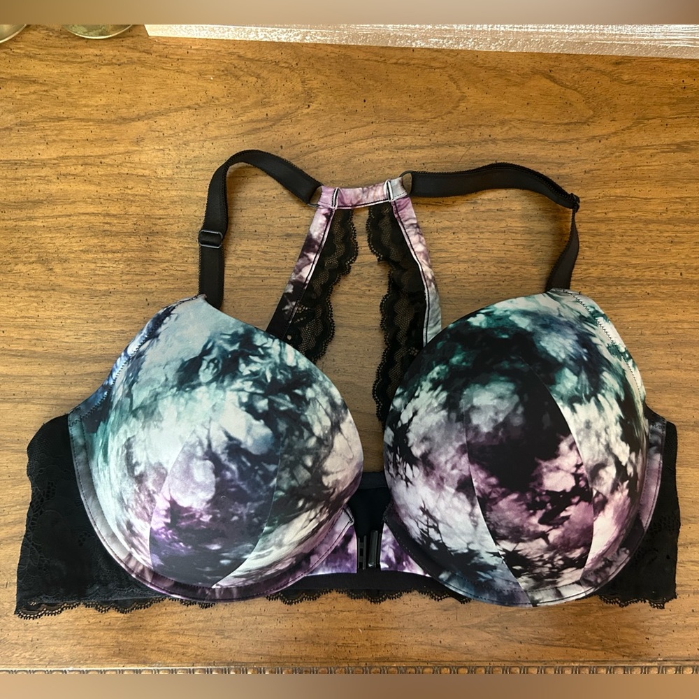 Tie dye Torrid push up bra - racerback 40DD